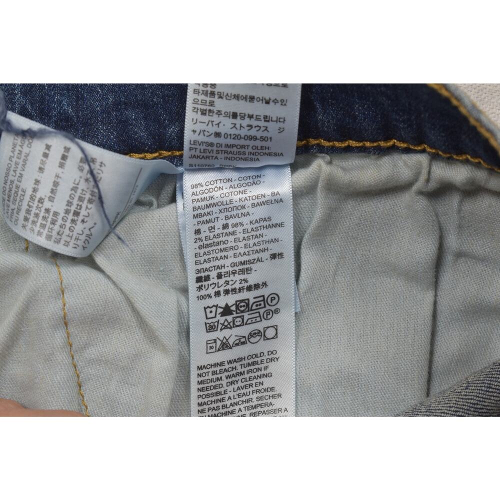 Levi's 559 Relaxed Straight Fit Men's Jeans Blue Wash Size 50x32 NWT Stretch - Picture 6 of 8